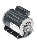 Capacitor Start Run General Purpose AC Motor 1.5 HP 115 To 230V Dual Voltage 56H Frame for industrial use, close-up view