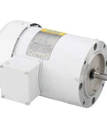 Three Phase Washdown Motor 3 HP 56J Frame 230 to 460V AC 3490 RPM Nameplate Speed, 60 to 50 Hz, industrial grade motor