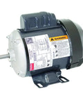 Capacitor Start General Purpose Motor One Quarter HP 48 Frame Single Phase 115 208 230V AC 60 Hz 1725 RPM Ideal For Small Equipment And DIY Projects Great For Pumps Fans Machines And Shop Tools. Shown in side view.
