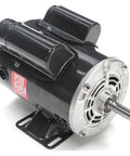 1/3 HP Capacitor-Start/Run General Purpose Motor, 115/230V AC, 56 Frame, side view showing shaft and mounting base.