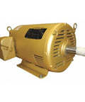 Beefy Dual Voltage 230V And 460V Three Phase Induction Motor, 20 HP, 256T Frame, Open Drip Proof Enclosure, gold casing