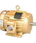 Beefy Heavy Duty Three Phase Induction Motor 5 HP 184T Frame 200V 60 Hz TEFC Enclosed Rigid Base Mount 1750 RPM 15.1 A Full Load Amps