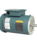 Three Phase General Purpose Motor 0.75 HP 56C Frame Dual Voltage 230 to 460V 1,735 Nameplate RPM C Face Mount TEFC