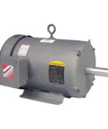 Three Phase AC Induction Motor 1/4 HP 48 Frame 230V 460V Dual Voltage 60 Hz TEFC Rigid Base Mount 1,735 RPM Built For Rugged Industrial Use Great For Heavy Duty Equipment, side view