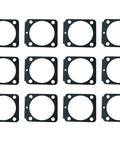 Pack of 12 carburetor metering diaphragm pump gaskets for ZAMA C1Q carburetors, 0.8mm thick, replacement for ZAMA 0016085, top notch