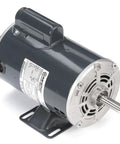 Capacitor Start General Purpose Single Phase Motor, 3/4 HP, with visible nameplate details and shaft, 115/230V AC, 60 Hz, 56 Frame.