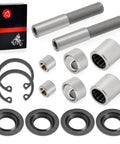 2 Set Front Upper A-Arm Bearing Seal Ball Joint Sleeve Kit For Brute Force KVF750 KVF650 4x4i 2005-2013 with components displayed