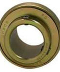 UC207-20MZ2 Single 1-1/4 in Zinc-Plated Wide Inner Ring Set Screw Ball Insert with Contact Seal, front view