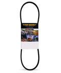 A43/4L450, A/4L, Classic Wrapped V-Belt, Rubber, 1/2" x 45" Outside Circumference, front view with label