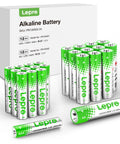 AA And AAA Alkaline Battery Pack 24 Count 2800mAh Non Rechargeable with package showing Lepro branding