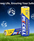 AA And AAA Battery Combo Pack, 24 AA And 24 AAA, 1.5V Carbon Zinc High Energy batteries with night sky background