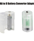 AA to D Battery Converter Adapter from AAA to AA Battery Converter 12 Pack and AA to C and D Adapters 16 Pieces