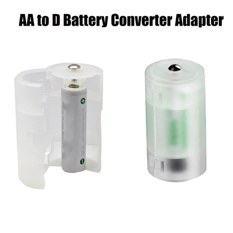 AA to D Battery Converter Adapter from AAA to AA Battery Converter 12 Pack and AA to C and D Adapters 16 Pieces