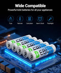 AAA Alkaline Batteries 1.5V Long Lasting Power For Devices Non Rechargeable displayed on circuit board