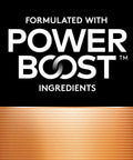 Coppertop AAA Batteries With Power Boost 4 Pack Alkaline Long Lasting Power logo with emphasis on Power Boost ingredients
