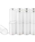 AAA To AA Battery Adapter Kit 8 Pack Converter Cases Holder Shell With Metal Contacts On Bottom Converts AAA Batteries To Standard AA