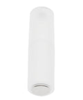 8 Pack AAA To AA Battery Adapter with metal contact, transparent design, showing bottom view of adapter.