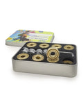ABEC 9 High Speed 608zz Inline Skate Bearing With Spacer in box, showing oil-free chrome steel dual dust covers.