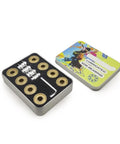 ABEC 9 High Speed 608zz Inline Skate Bearing With Spacer in metal case, chrome steel dual dust covers, for skates and scooters