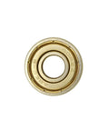 ABEC 9 High Speed 608zz Inline Skate Bearing With Spacer For Inline Skates, Chrome Steel, Gold Finish