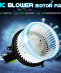 ABS Heater Blower Motor Fan Replacement For Ford Expedition 2009 2017 Ford F 150 2009 2014 Lincoln Navigator 2009 2014 With Auto Climate Control displayed with airflow arrows