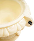 Close-up of Large Concrete Planter Mold For DIY Garden Projects Durable ABS Plastic Urn Pedestal Mold 14.96 By 10.24 Inches Beige Color