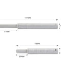 Door Cushion Damper For Kitchen Cabinets Wardrobe Doors And Drawers Silent ABS Plastic Buffer With Measurements Shown
