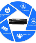 ABS Expansion Joint 1.5 Inch By 1.5 Inch For Pipe Fittings Ultra Premium ABS Plastic