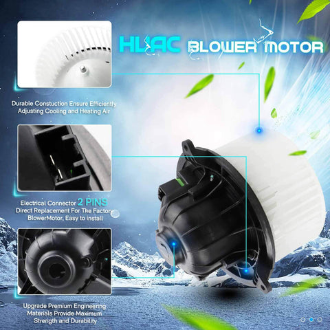 ABS Heater Blower Motor Fan Replacement For Ford Expedition 2009 2017 Ford F 150 2009 2014 Lincoln Navigator 2009 2014