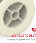 Close-up of ABS plastic reel from Flux Core Gasless MIG Welding Wire E71T-GS For Mild Steel.030 Inch Diameter 2 Pound Spool