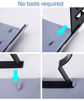 ABS Adjustable Pool Pump Motor Cover assembly steps showing easy installation with no tools needed, protects water pumps from UV rain.