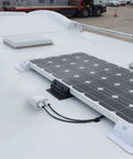 Installed ABS Solar Double Cable Entry Gland For 2mm2 To 6mm2 Cables Weatherproof Seal Upgrade With Split Upper And Lower Covers
