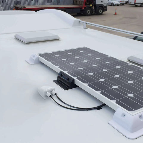 Installed ABS Solar Double Cable Entry Gland For 2mm2 To 6mm2 Cables Weatherproof Seal Upgrade With Split Upper And Lower Covers