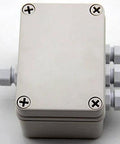 Top view of Universal Waterproof CCTV Camera Enclosure Box With ABS Construction IP66 Weatherproof Junction Box for outdoor use.