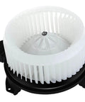 Front view of AC Blower Motor 700203 Compatible With Acura MDX TL RDX TLX TSX 2007 2017 And Honda Accord showing white fan blades.