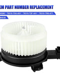 AC Blower Motor With Fan Compatible With Honda CRV Civic Accord Acura RDX ILX 2012 2013 2014 2015 2016 2017 HVAC Heater