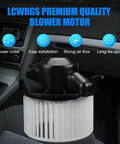 AC Blower Motor With Fan Fits 2003 To 2009 Hummer H2 And 2003 To 2007 Silverado Avalanche GMC Sierra 1500 2500 3500 HD Cadillac Escalade HVAC Heater Blower Replacement Replaces 700101