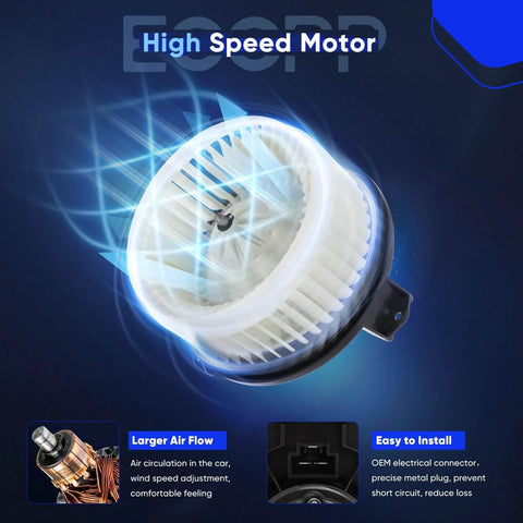 AC Blower Motor 700203 Compatible With Acura MDX TL RDX TLX TSX 2007 2017 And Honda Accord Crosstour