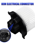 Close-up of AC Blower Motor With Fan Fits 2003 To 2009 Hummer H2 And 2003 To 2007 Silverado Avalanche GMC Sierra HVAC Heater Blower