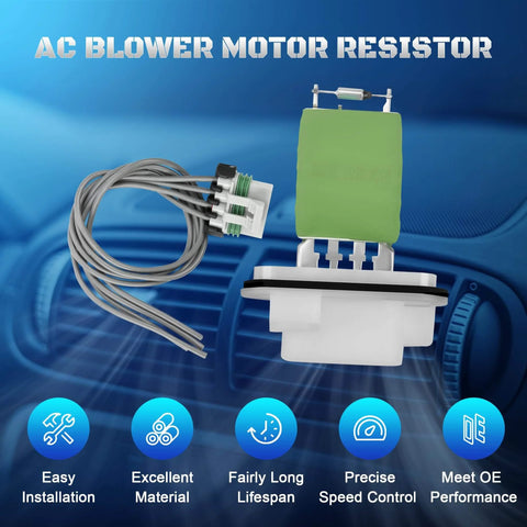 HVAC Blower Motor Resistor Kit 973 434 Replaces 15218254 for Chevy Colorado 2004-2012 close-up on components
