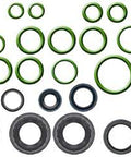 Assorted sealing rings from AC Compressor And Air Conditioning Repair Kit For GM Full Size Trucks Sierra Yukon Tahoe Silverado Cheyenne C K Pickup 1996 1997 1998 1999 2000 GMT400 With Delphi HT6 Direct Fit.