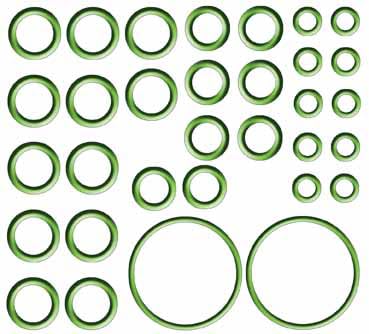 Assorted green o-ring seals for Air Conditioning Compressor And Repair Kit For Honda CRV 2007 2008 2009 2010 2011