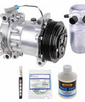 AC Compressor And Air Conditioning Repair Kit For GM Full Size Trucks Sierra Yukon Tahoe Silverado Cheyenne C K Pickup 1996 1997 1998 1999 2000 GMT400 With Delphi HT6 Direct Fit parts shown