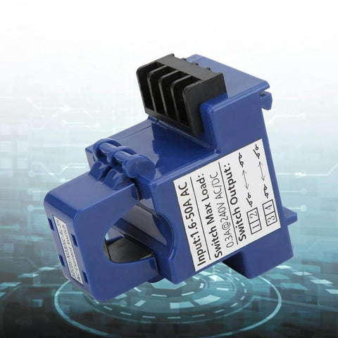 Non Contact AC Current Switch Transducer With NO And NC Contacts, Isolation Induction Switch, 1.6 To 50 Amp Range