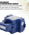Non Contact AC Current Switch Transducer With NO And NC Contacts, Isolation Induction Switch, 1.6 To 50 Amp Range