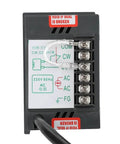 Back view wiring terminals of AC Motor Speed Controller Adjustable Stepless Regulator Switch With LED Display Knob 220V 15W To 400W Black Pro Grade