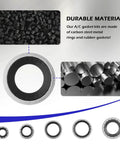 AC O Ring Kit With 139 Pieces Includes 30 Sizes 54 Rubber Gaskets And 85 Spacers Durable Automotive Seal Kit materials