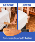 Bed Sheet Tucker Mattress Lifter Tool Made From Sturdy Acacia Wood That Helps You Change Sheets Without Strain Back Saver Works With Fitted And Flat Sheets Comforters And Blankets