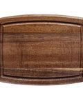 Must Have Acacia Wood Cutting Board With Juice Groove 8x6 Inch Small Kitchen Prep Board for Bread Fish and Snacks