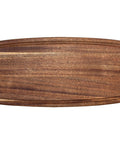 Acacia Wood Cutting Board With Juice Groove For Juicy Roasts And Fish Filleting, Oblong Shape Measuring 15-3/4 Inches By 7-7/8 Inches